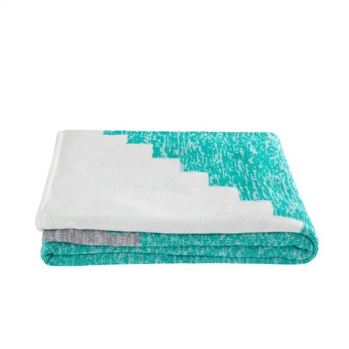 Kurt Teal Throw by Kas Room