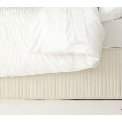Quilted Cream King Single Valance By Ardor