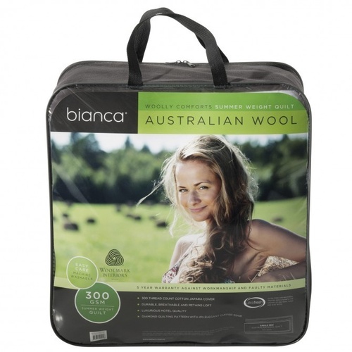Woolly Comforts 300GSM Super King Quilt by Bianca 