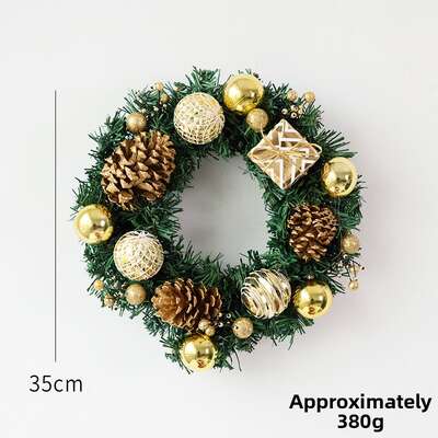 4 Christmas Wreaths & Garlands Front Door Hanging Decoration 