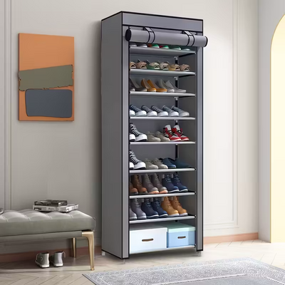 Shoe Rack 10 Layer Adjustable Multi Functional Storage Organizer For Home Use