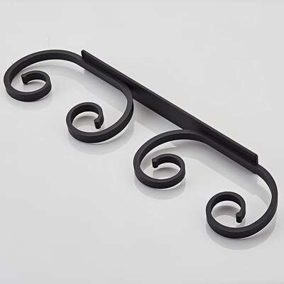Wine Glass Rack Wall Mount Metal Stemware Holder For Bar Kitchen