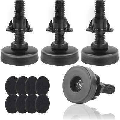 Furniture Leveler 3 8 Inch Adjustable Threaded Foot For Table Chair