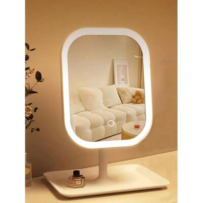 Makeup Mirror With Light 3 Colour Dimmable Smart Touch USB Charging