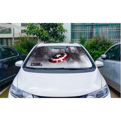 Marvel Avengers Sun Shade [150cm x 70cm] - CAPTAIN AMERICA