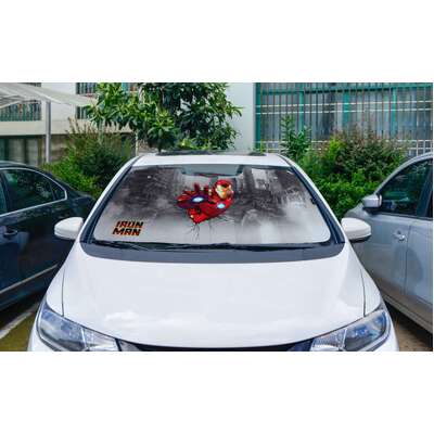 Marvel Avengers Sun Shade [150cm x 70cm] - IRON MAN