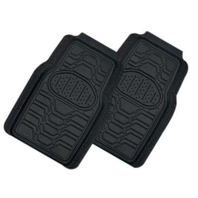 2-Piece Car Mat - Black [Rubber]