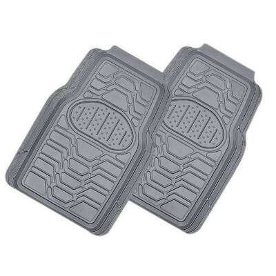 2-Piece Car Mat - Grey [Rubber]