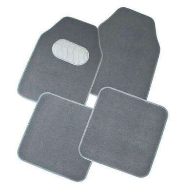 4-Piece Car Mat - Grey [Carpet]