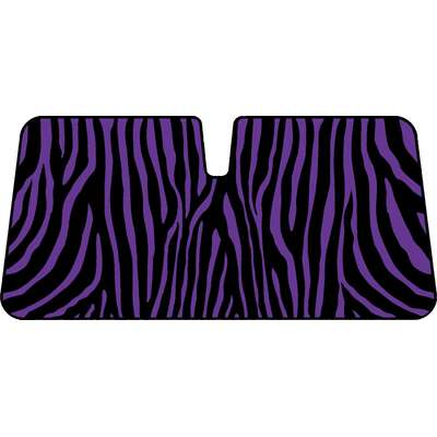 Premium Sun Shade [147Cm X 68.5Cm] - Zebra Purple