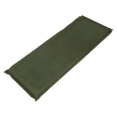 Trailblazer Self-Inflatable Suede Air Mattress Large - OLIVE GREEN