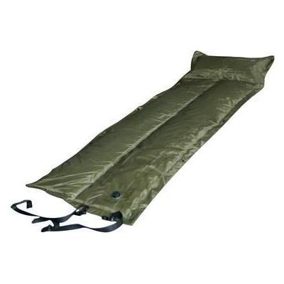 Self-Inflatable Foldable Air Mattress With Pillow - Olive Green