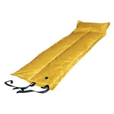 Self-Inflatable Foldable Air Mattress With Pillow - Yellow