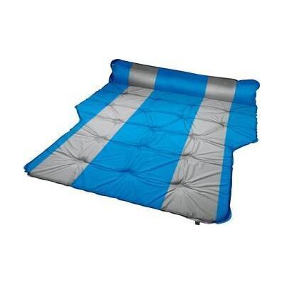Self-Inflatable Air Mattress With Bolsters And Pillow - Light Blue