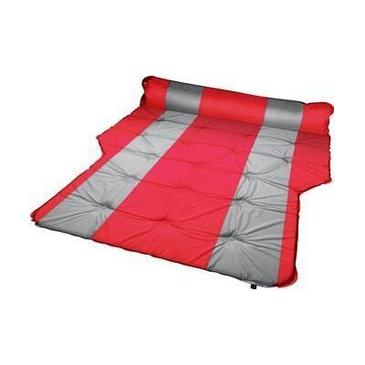 Self-Inflatable Air Mattress With Bolsters And Pillow - Red