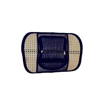 Mesh Back Support - Black & Beige