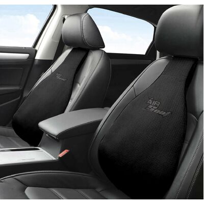 Seat Cover Cushion Back Lumbar Support The Air Seat New Black Pvc