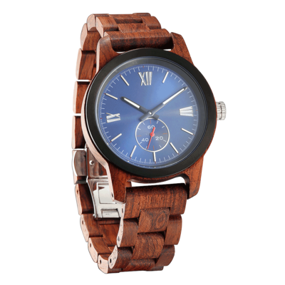 Handcrafted Kosso Wood Watch - Best Gift Idea!