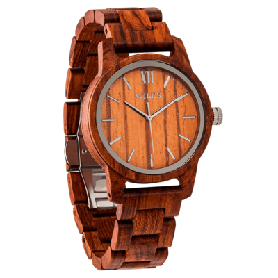 Men Handmade Kosso Wooden Timepiece