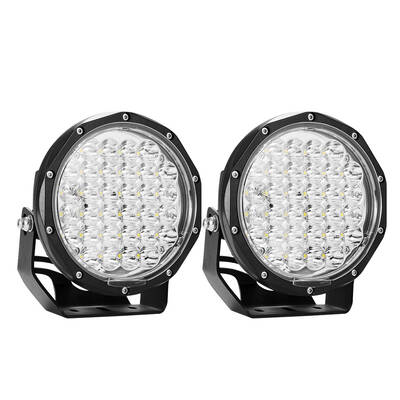 LIGHTFOX 7Inch Led Spot Driving Light Pair Spotlight Lamp Off Road 4WD