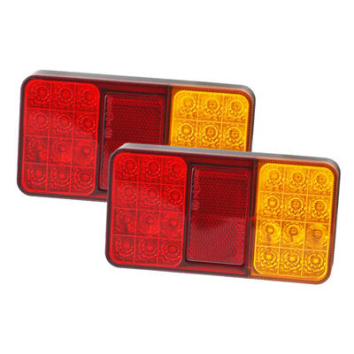 LED Trailer Tail Lights Indicator Lamp Trailer Caravan Submersible 12V
