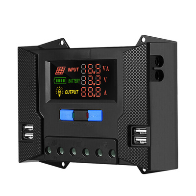 30A Solar Charger Controller 12V 24V Battery Panel
