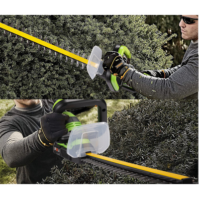 Lightweight cordless hedge trimmer-Green/Black