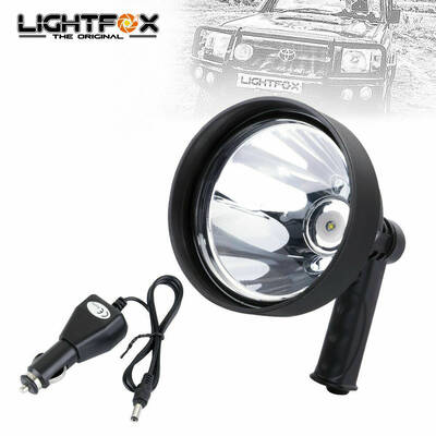 15W CREE LED Handheld Spot Light Rechargeable Spotlight Hunting Shooting T6 12V