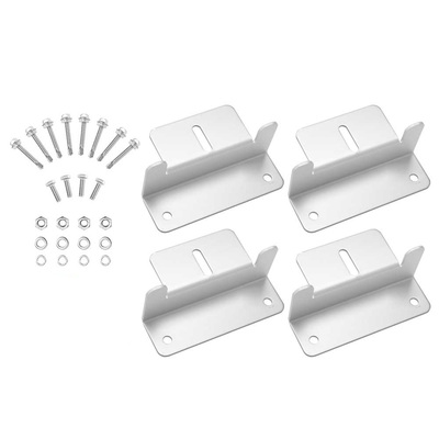 4PCS Solar Panel Z Brackets Aluminum Mounting Set