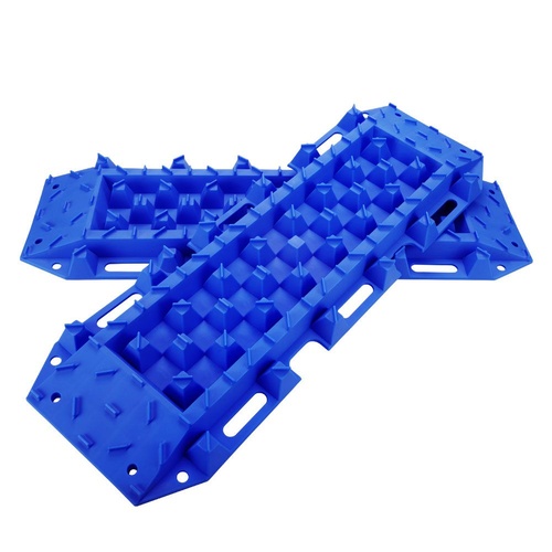 10T Heavy Duty Recovery Tracks Sand Track Snow Mud Tracks 10T Vehicle Blue 4WD