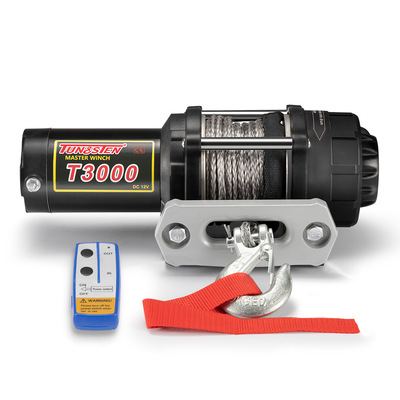 Wireless 3000LBS/1361KG 12V Electric Winch Synthetic Cable Boat ATV 4WD 