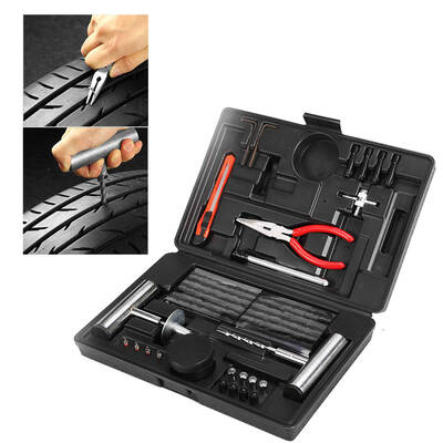 Tyre Repair Kit 67 pcs Emergency Tools Set Car Truck Trailers Motorcycle Bike