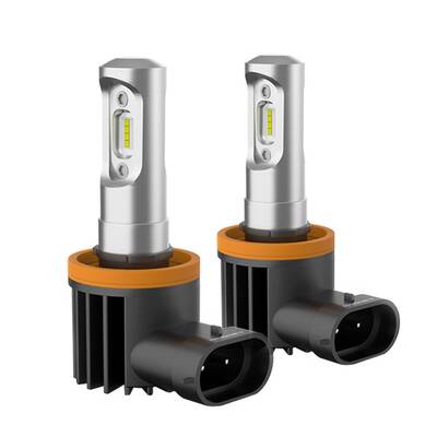 Pair LED Headlight Kit Driving Lamp H11 High Low Beam Globe bulbs upgrade deisgn