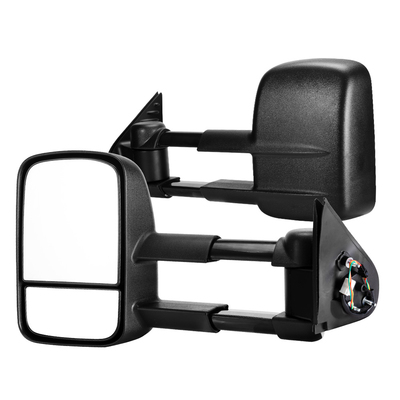 pair of towing mirrors Black