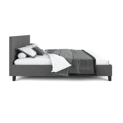 Highly flexible wooden Bed Frame - Charcoal King