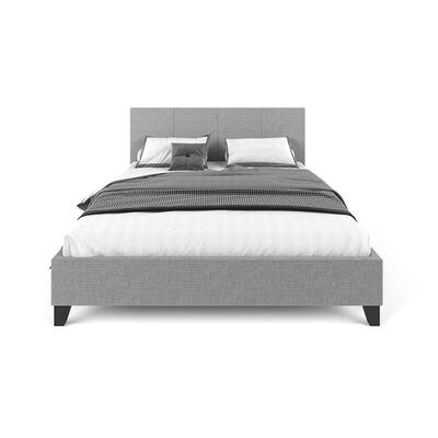 Unique modern design Bed Frame - Grey Queen