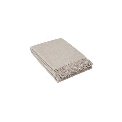 Cambridge Throw - 100% NZ Wool -  Silver