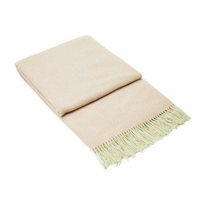 Chiswick Throw - Merino Wool/Cashmere - Blush 