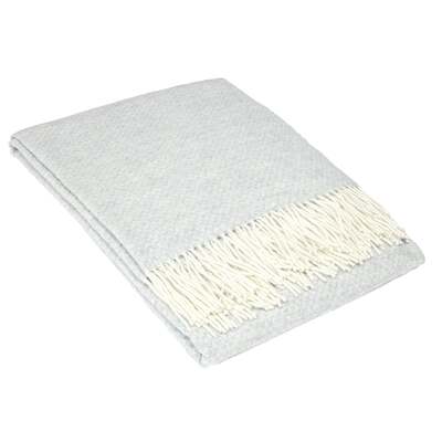 Light Grey Throw Blanket