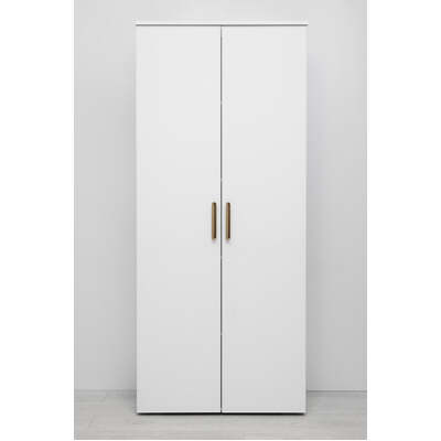 Universal Storage Cupboard - Slim Shaker Panel - Deco Gold Handle