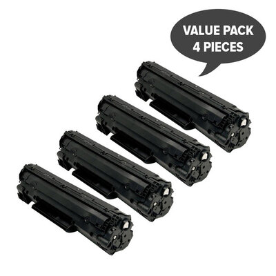 Hp Compatible Cb435A Cb436A Cart 312 Premium Generic Toner X 4
