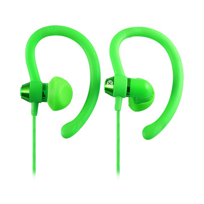 Moki 90° Sports Green Earphones