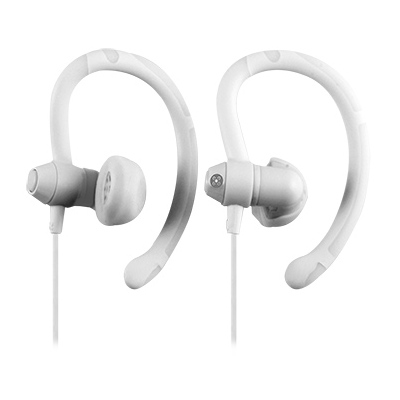 90° Sports White Earphones