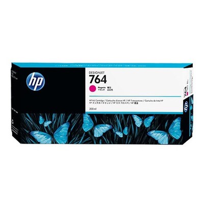 Hp 764 300-Ml Magenta Ink Cartridge C1Q14A For T3500