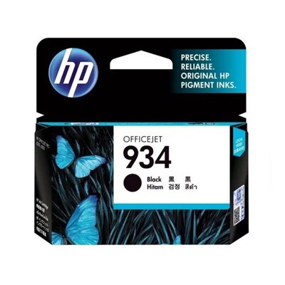 Hp 934 Black Ink Cartridge For Oj Pro 6230/6830 -400 Page Yield