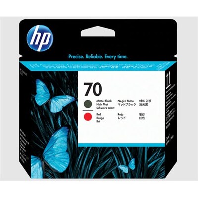 Hp 70 Matte Black And Red Printhead C9409A