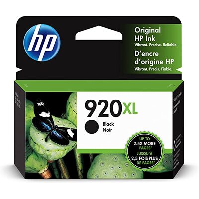 Hp 920Xl Black Ink 1200 Page Yield For Oj 6000 & 6500