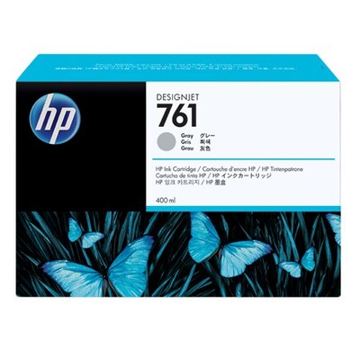 Hp 761 Gray 400 Ml Ink Cart For Designjet T7100