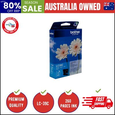 LC-39C Cyan Ink Cartridge- up to 260 pages