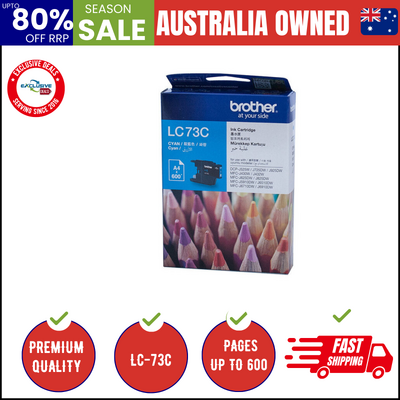 LC-73C Cyan High Yield Ink- up to 600 pages